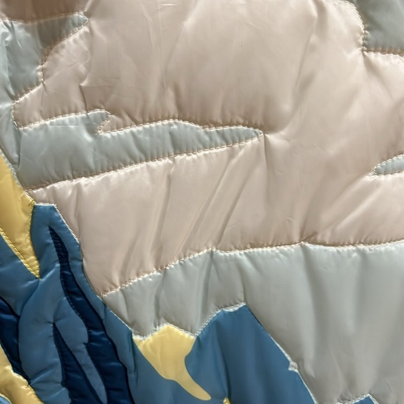 Kith Patchwork Brixton Puffed Shirt Jacket Size Medium - Picture 4 of 5